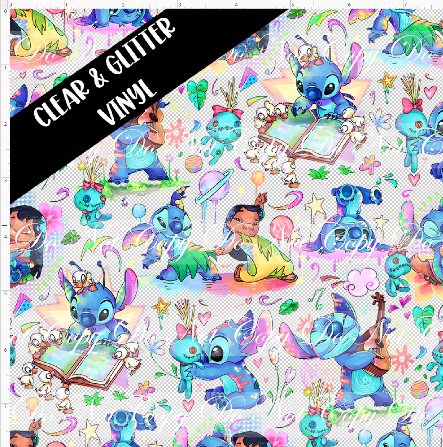 Cosmic 626 - Main - Small scale - CLEAR & GLITTER VINYL