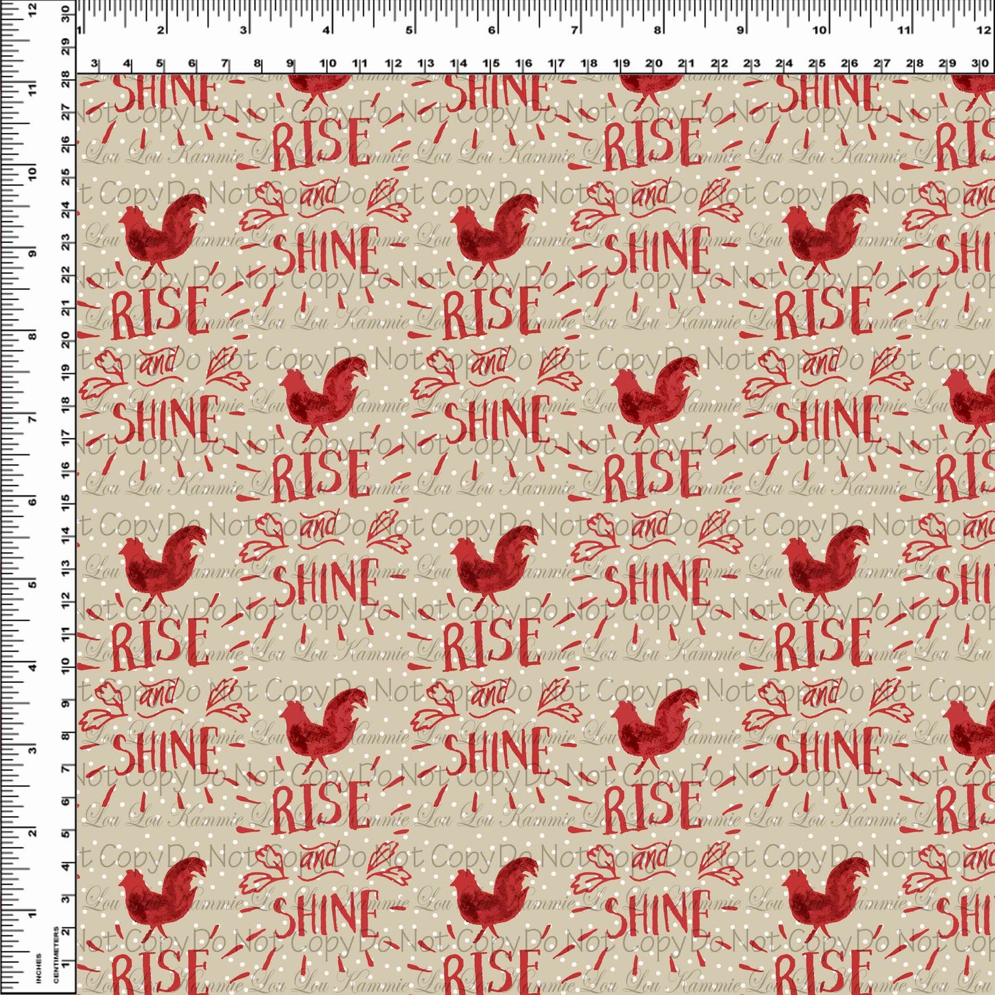 Country Roads - Rise and Shine - Brown and Red