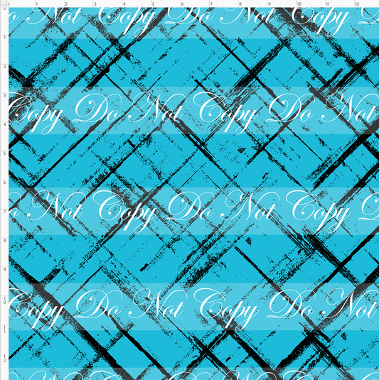 Crosshatch - Cyan
