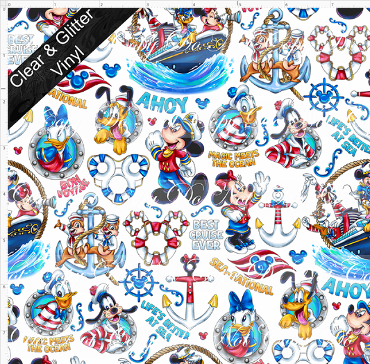 Cruise into Magic-Main-characters and words-CLEAR &GLITTER VINYL-small scale