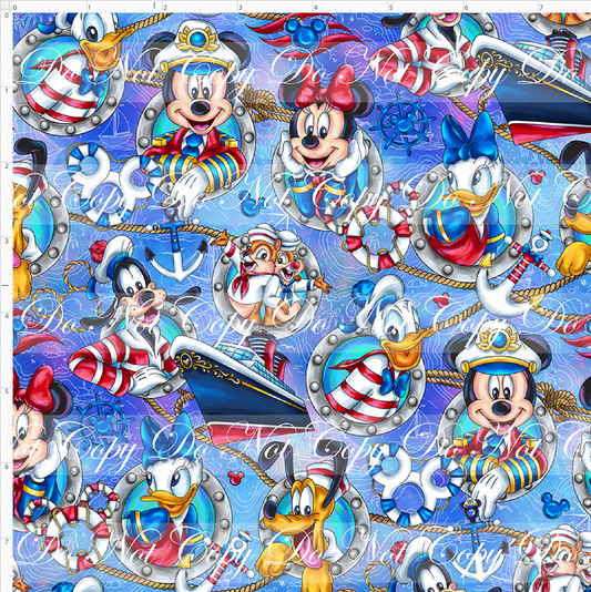Cruise into Magic-Main-characters in port frames-Blue-small scale