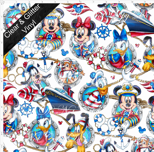Cruise into Magic-Main-characters in port frames-CLEAR &GLITTER VINYL-small scale