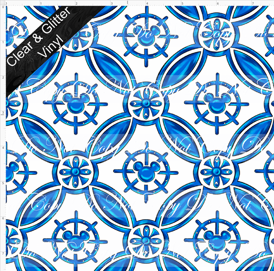 Cruise into Magic-coordinate-nautical mouse-CLEAR & GLITTER VINYL-small scale