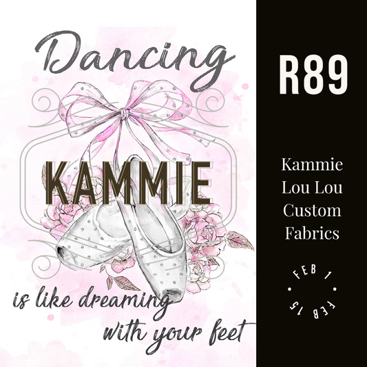 Dancing - Full Size Blanket Panel 58W x 72H