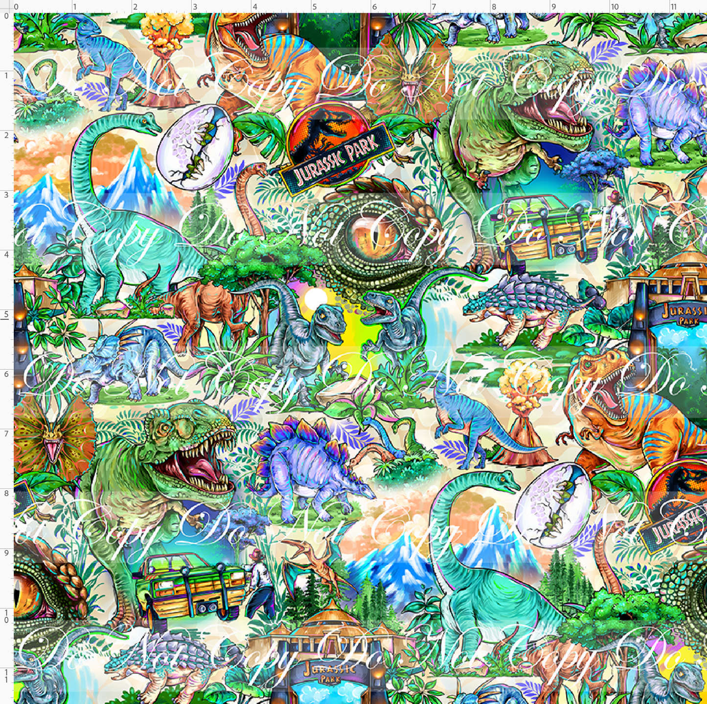 Dino Expedition - Main - tan - regular scale