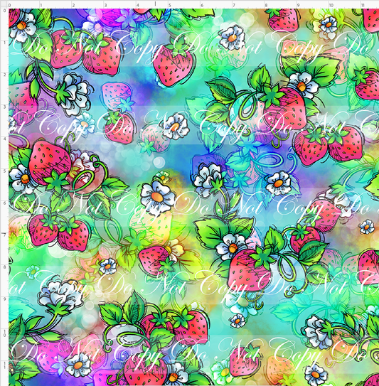 Down in the Strawberry Patch - Strawberry Toss Coordinate - Multi
