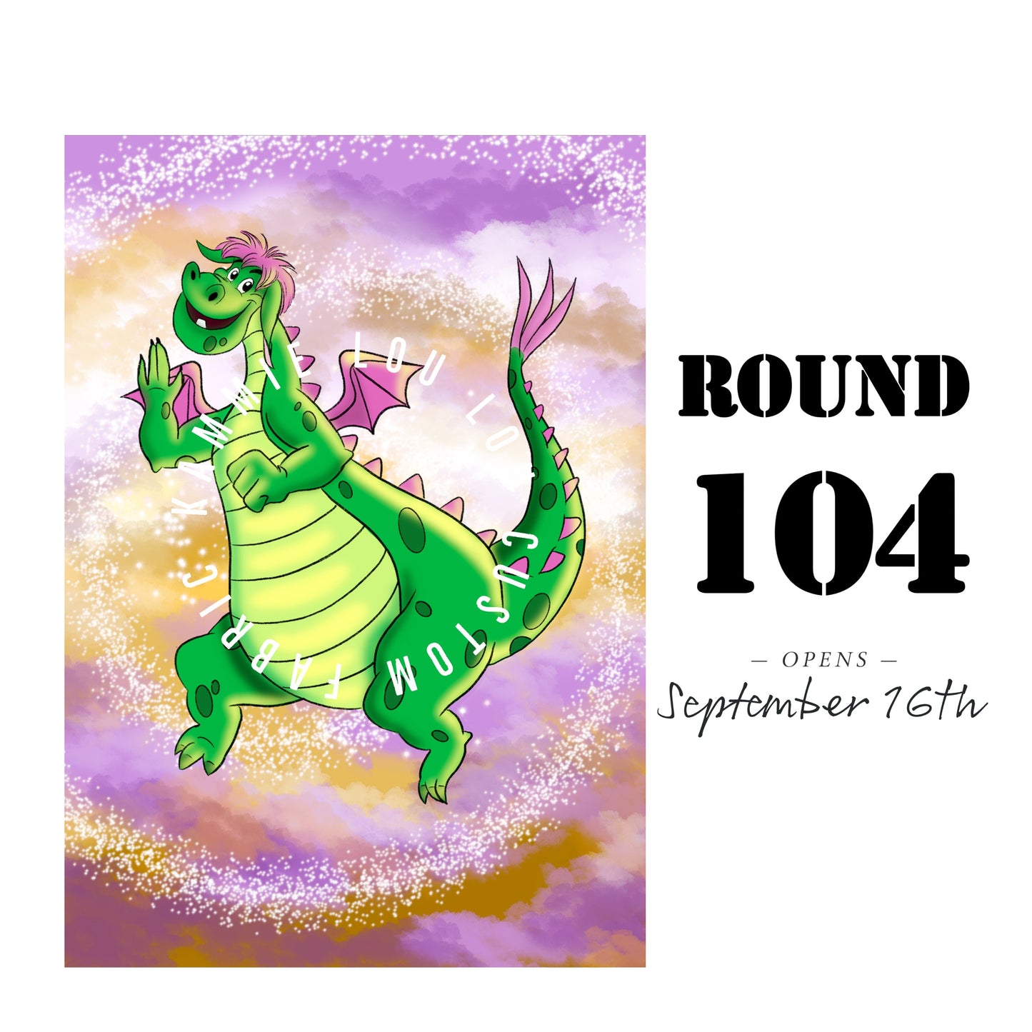 Dragon -  Full Size Blanket Panel 58W x 72H