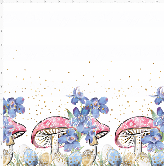Easter Wonderland - Rows on White