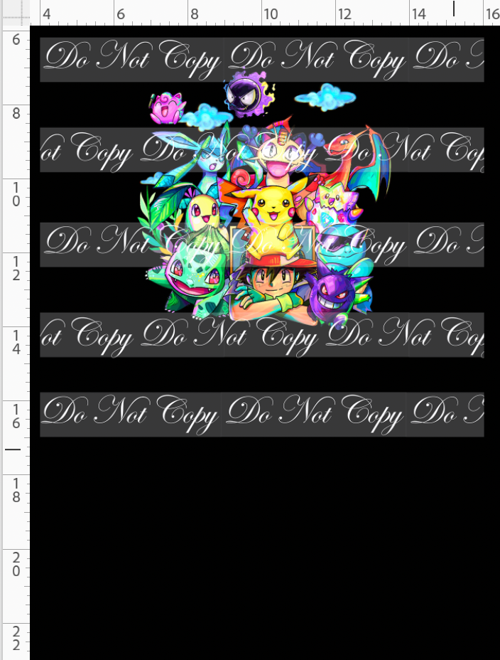 Elemental Critters - Panel - Popular group - black background - child