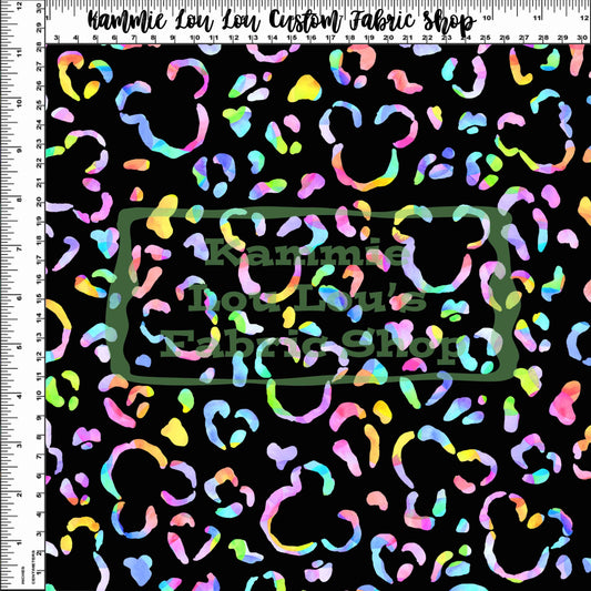 Endless Essentials - Wild Silhouettes - Black with Rainbow - Regular Scale