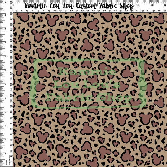 Endless Essentials - Wild Silhouettes - Brown on Tan - Small Scale