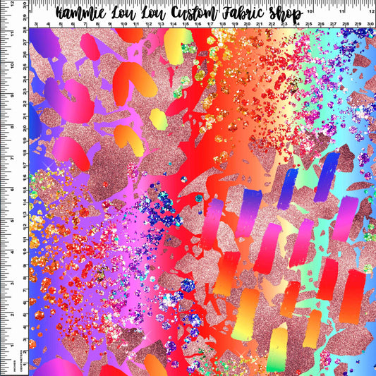 Endless Essentials Color Explosion - Abstract Red Rainbow #4