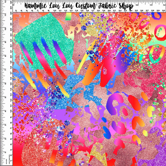 Endless Essentials Color Explosion - Abstract Red Rainbow #6