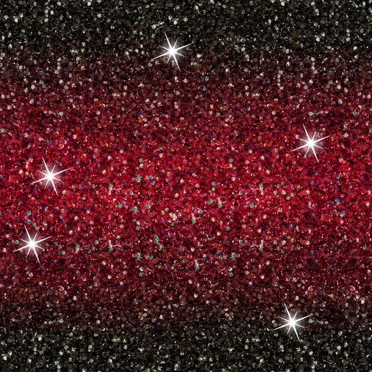 Endless Essentials: Kammieland Glitters - Black Red Ombre