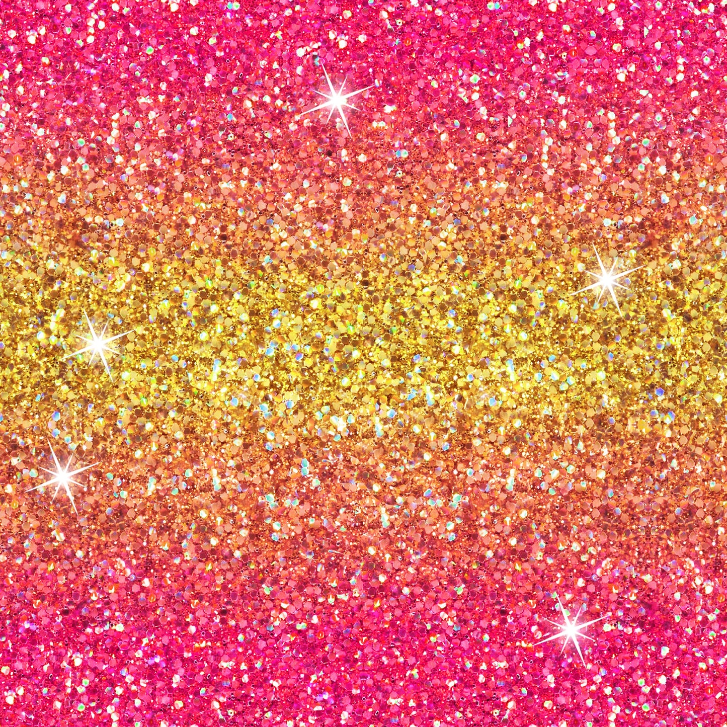 Endless Essentials: Kammieland Glitters - Hot Pink Fiesta Yellow Ombre