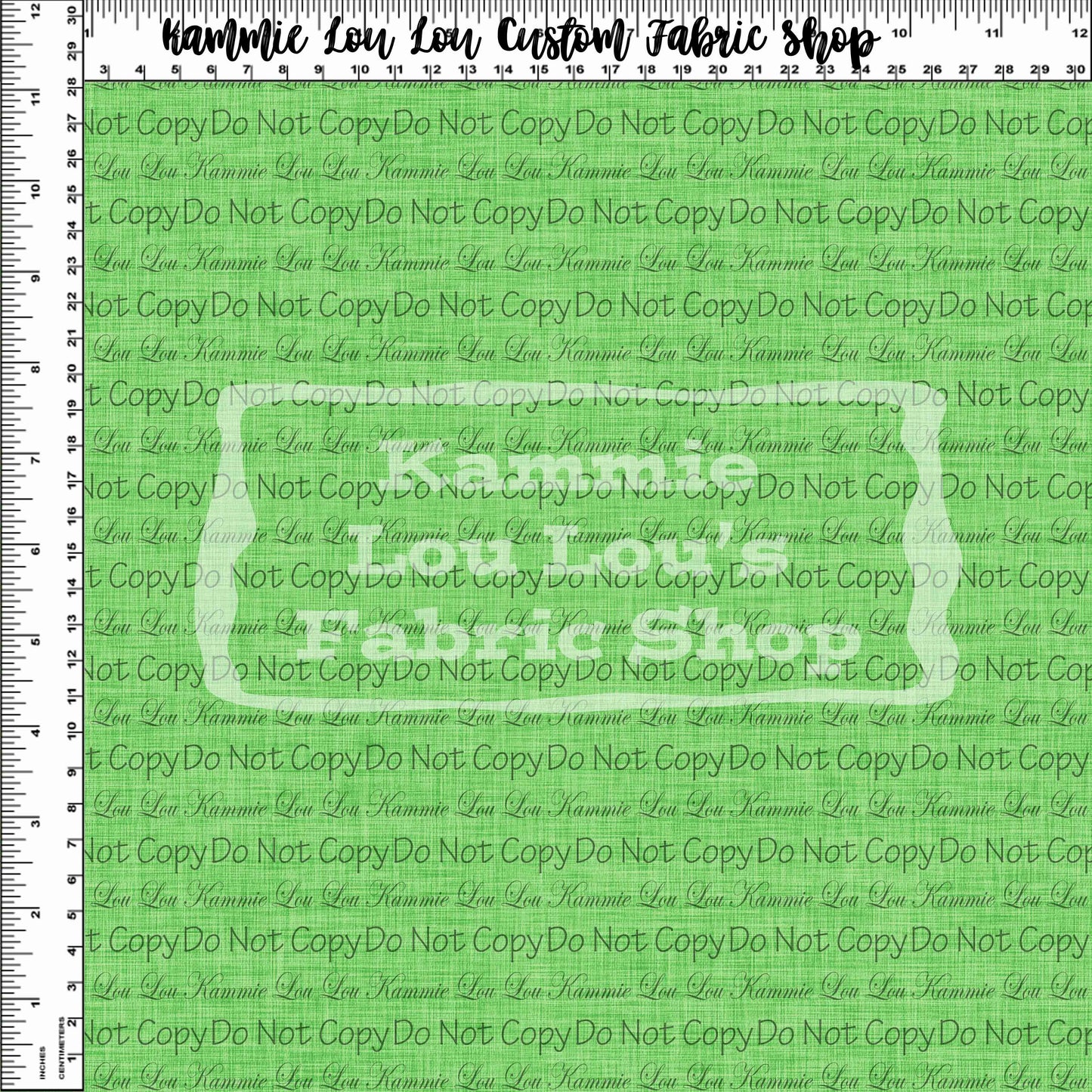 Endless Essentials - Faux Linen - Kelly Green