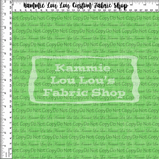 Endless Essentials - Faux Linen - Kelly Green