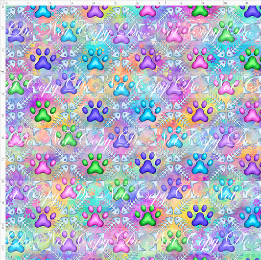 Fairy Tale Felines - Paw Coord - Colorful - Regular Scale