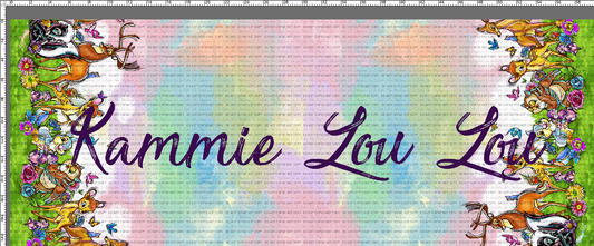 Fawn of the Forest - Double Border - Multi Color