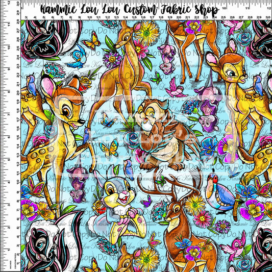 Fawn of the Forest - Main - Light Blue - Regular Scale