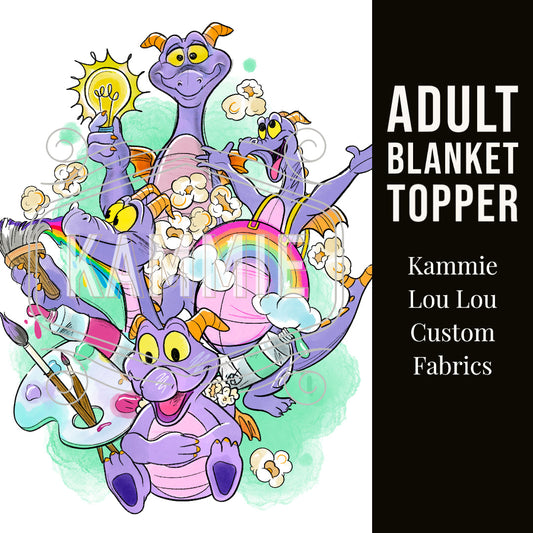 Imagination Dragon - Full Size Blanket Panel 58W x 72H