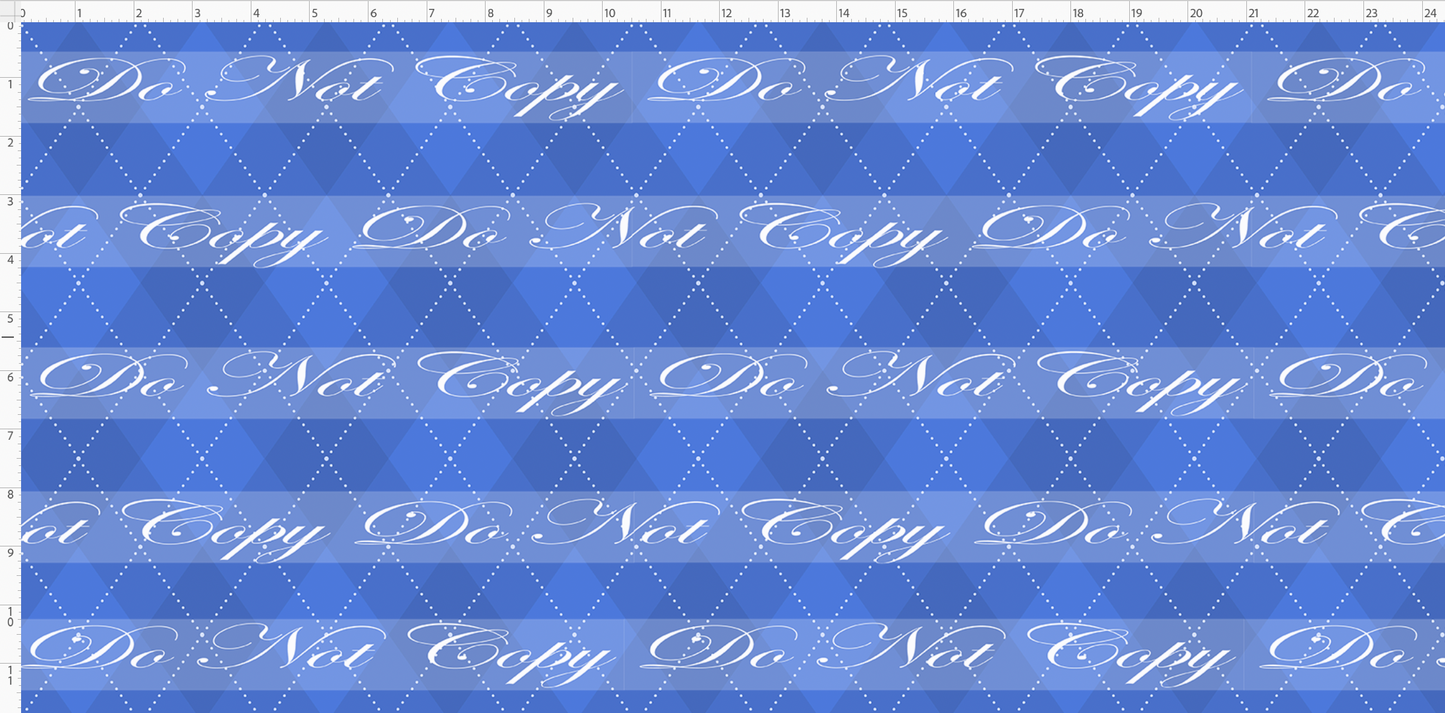 Festive Christmas-Argyle-Cornflower