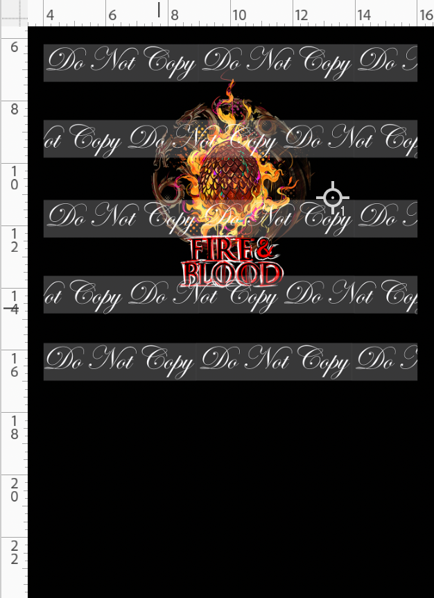 Fire and Blood-Panel-Egg fire and blood-black-child