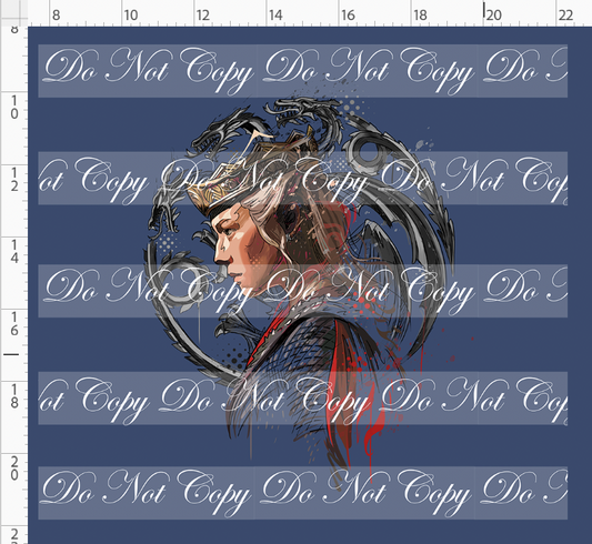 Fire and Blood-Panel-The Black Queen-blue-adult