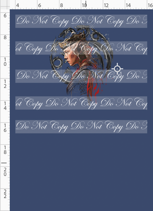 Fire and Blood-Panel-The Black Queen-blue-child