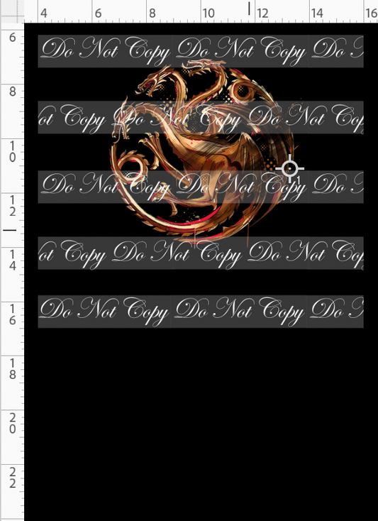 Fire and Blood-Panel-gold symbol-black-child
