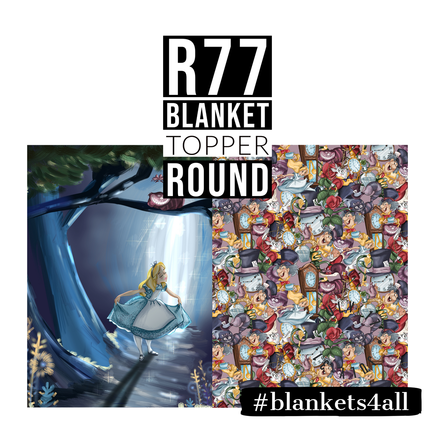 Forest - Childrens Blanket Panel 58W x 36H