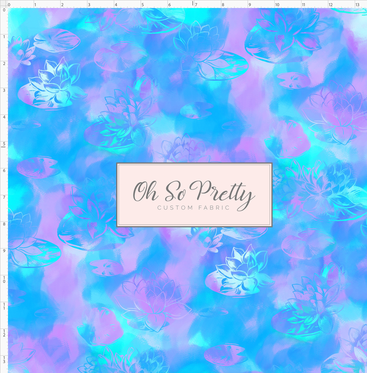 Frogs & Fireflies-Background for Princess-blue purple