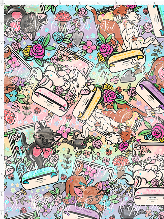 Garden Seed Packet-Cats-colorful-regular scale