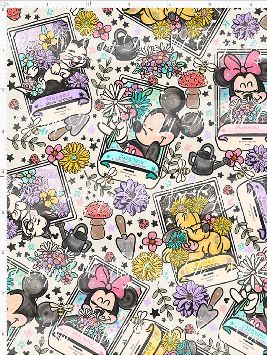 Garden Seed Packet-Mouse and Friends-off white-small scale