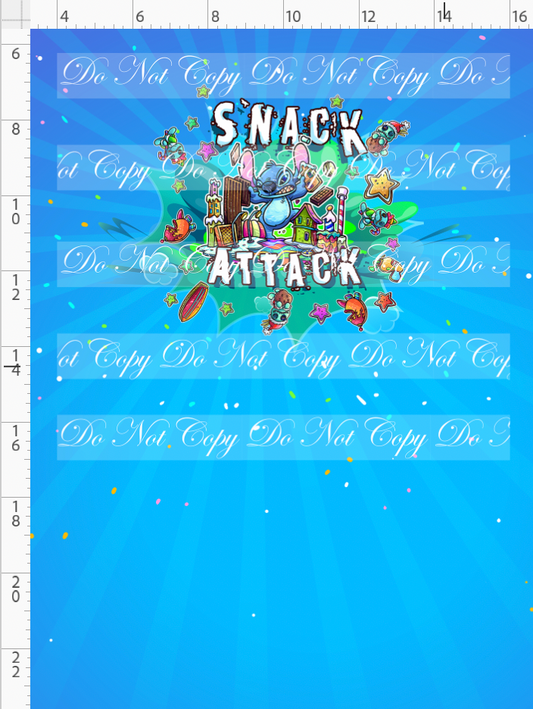 Gingerbread 626 - Panel - Attack - Blue - child