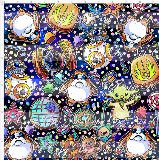 Gingerbread Galaxy  -cookie coord - dark side galaxy - regular scale