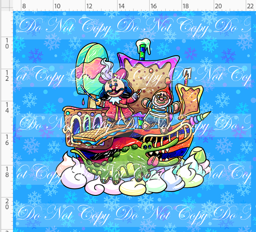 Gingerbread Villains - Panel - Captain - adult