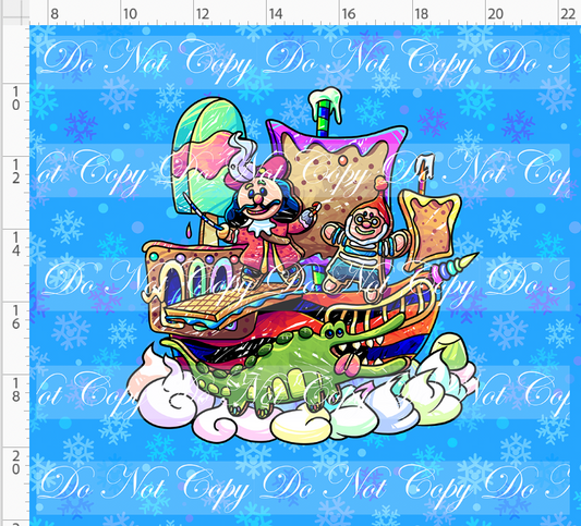 Gingerbread Villains - Panel - Captain - adult