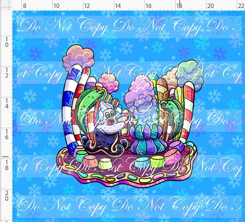 Gingerbread Villains - Panel - Sea witch - adult
