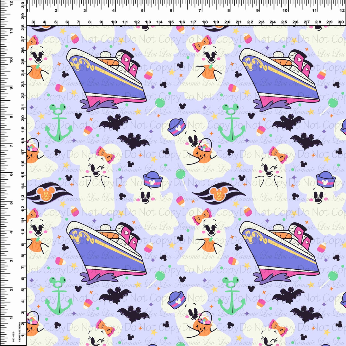 Halloween Cruise - Main Toss - Purple - Regular Scale