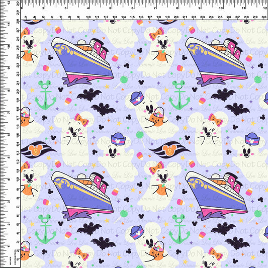 Halloween Cruise - Main Toss - Purple - Regular Scale