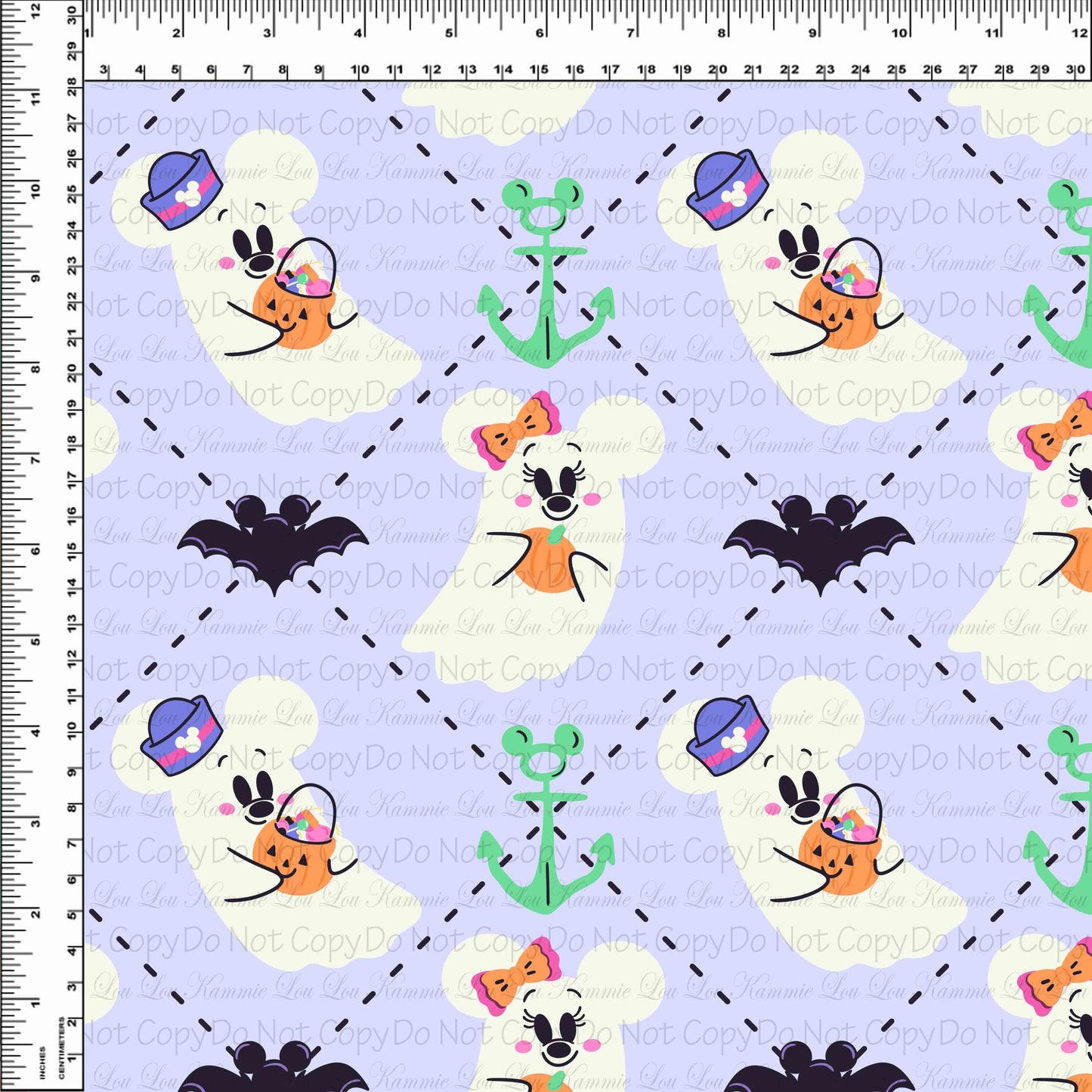 Halloween Cruise - Purple Argyle - Regular Scale