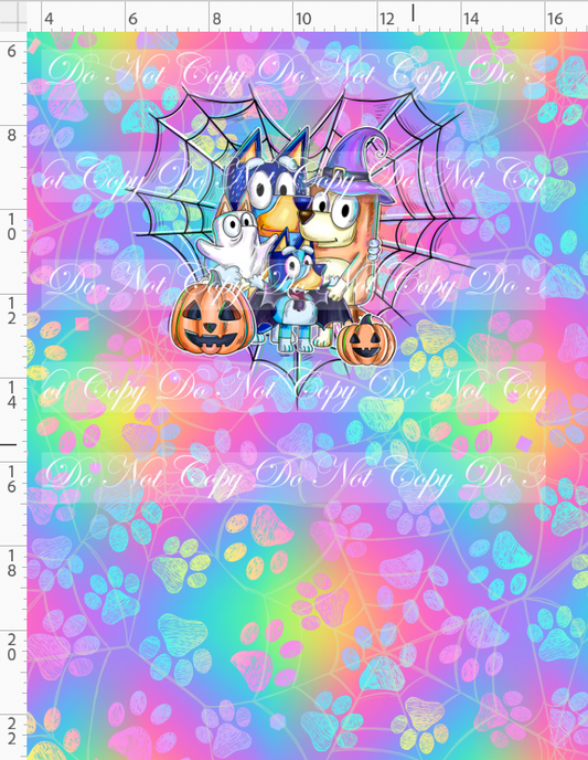 Halloween Heelers-panel-family-colorful-child