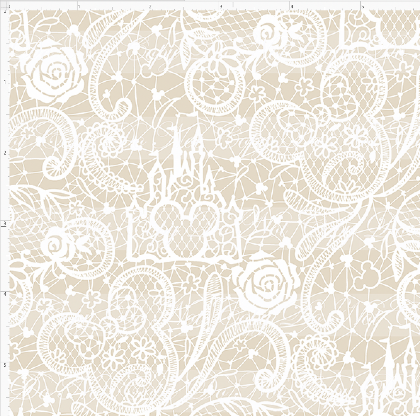 Happily Ever After Wedding-lace-beige white-small scale