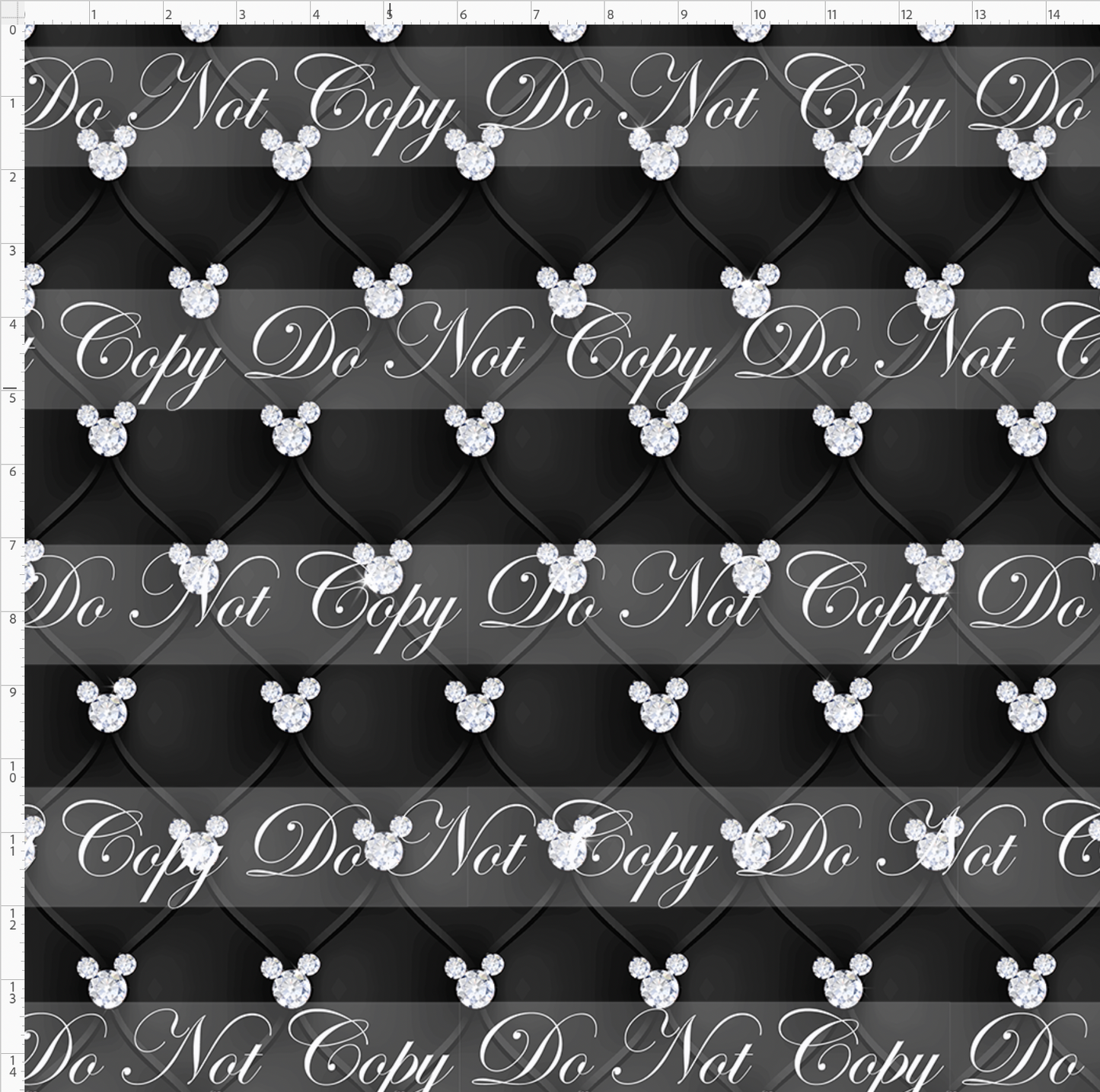 Happily Ever After Wedding-mouse head diamond-black-large scale