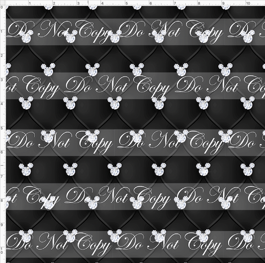 Happily Ever After Wedding-mouse head diamond-black-regular scale