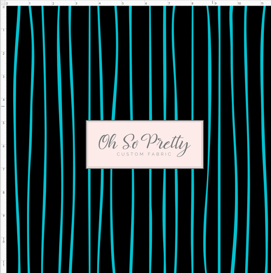 Haunted Jack-stripes-black and teal