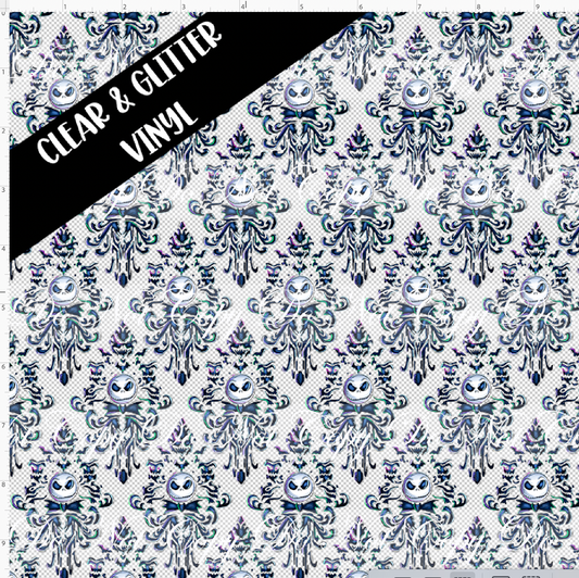 Haunted Jack-wallpaper-Regular Scale-CLEAR & GLITTER VINYL