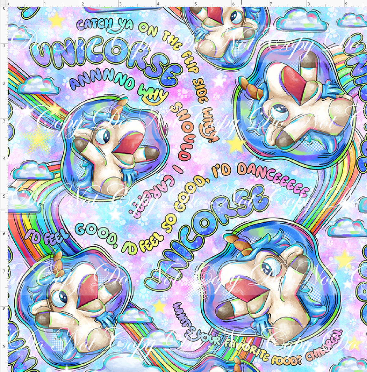 Heeler Hideaway - Unicorse - Blue Purple - regular scale
