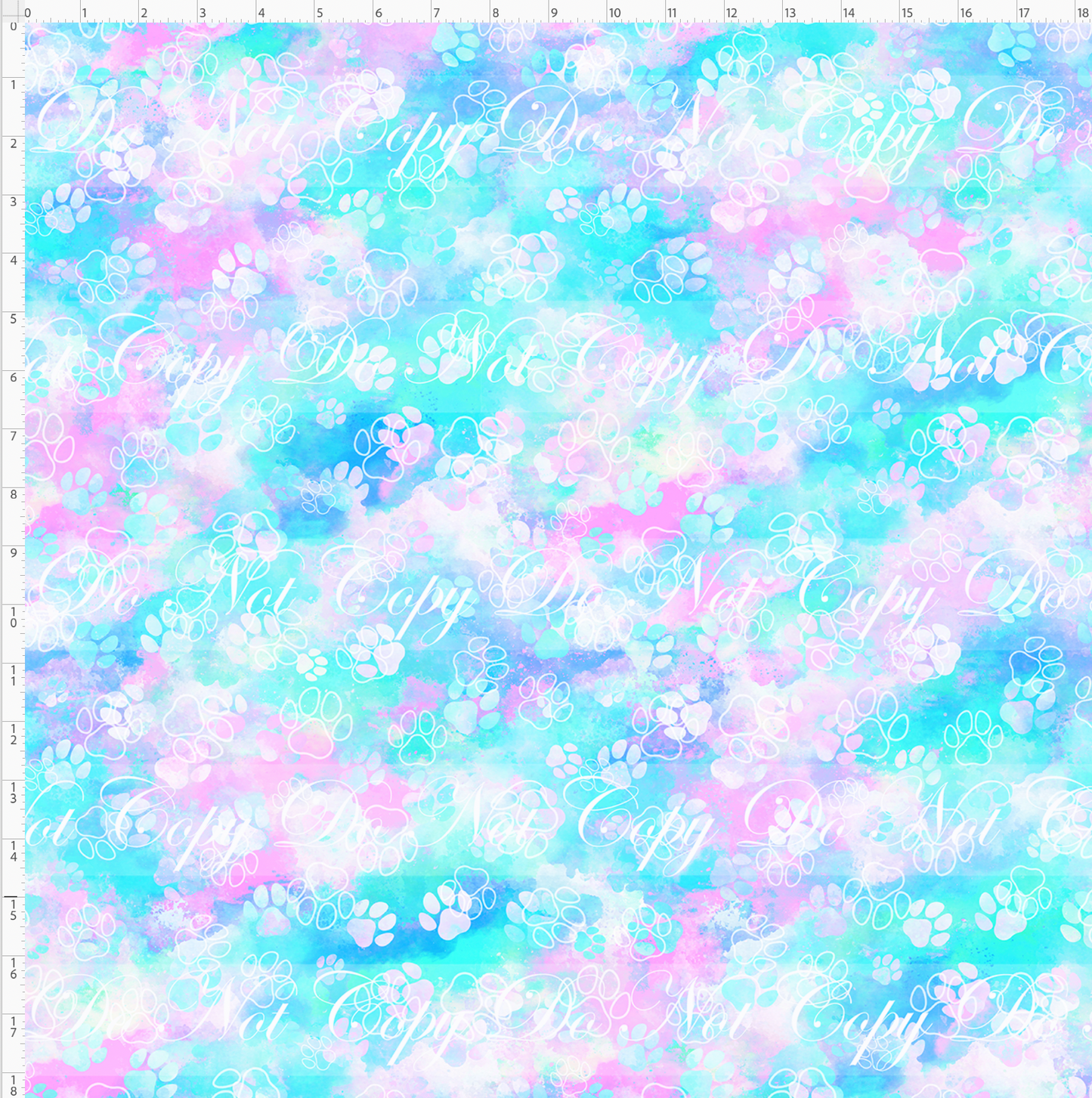 Heeler Holidays - background - cotton candy